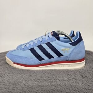 New adidas SL 72 RS 'Light Blue Better Scarlet' Men's Shoes Size 8.5